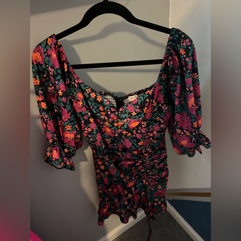 Beautiful floral spring dress